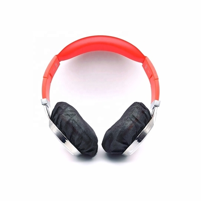 le casque jetable noir couvre les couvertures jetables d'oreille de bande élastique pour des casques
