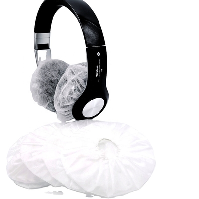 de l'écouteur 50pcs/Bag de couverture couvertures jetables d'oreille de casque de textile tissé non