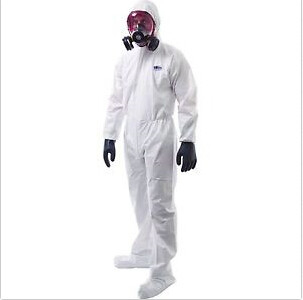 Combinaison protectrice jetable L type 5 type 6 de SMS pp