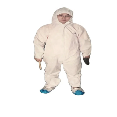 Vêtements jetables à fermeture à glissière unisexe à corps entier avec protection de niveau
