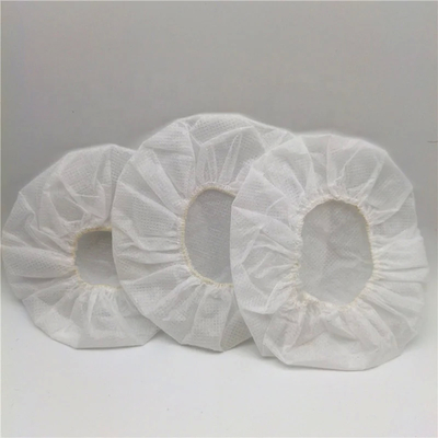 50 pièces par sac Tissu blanc non tissé Couvertures d'écouteurs jetables Protégez les écouteurs de la poussière et de la saleté