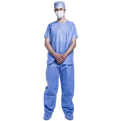 Robe jetable chirurgicale en plastique stérile médicale d'isolement de CPE pour l'hôpital