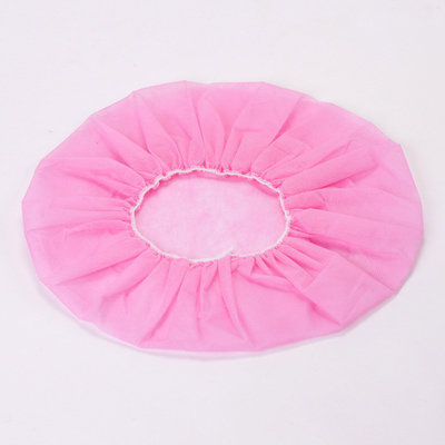 Jetable d'OIN de rose fait une pointe couvre le chapeau jetable d'avançon de la CE de tissu pour le travailleur