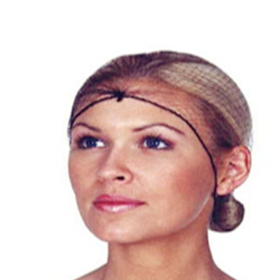 Le filet à cheveux 5mm en nylon jetable pour des perruques tissent le filet à cheveux invisible de la danse 20inch