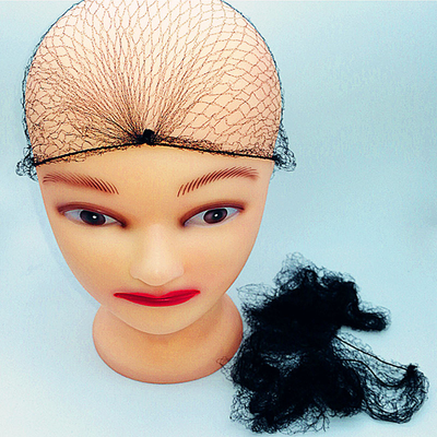Nylon élastique invisible noir de filet de cheveux pliant