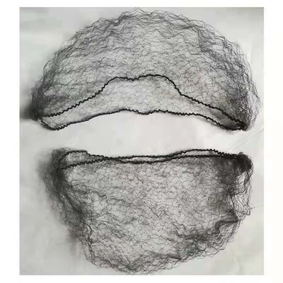 Lignes élastiques molles invisibles de Brown de couleur noire de café filet de cheveux en nylon pour des perruques