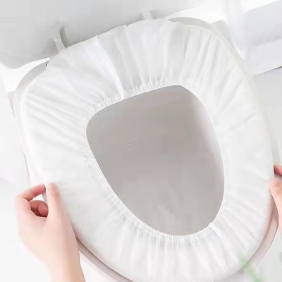 Couverture de siège des toilettes non tissée jetable imperméable hygiénique avec l'élastique