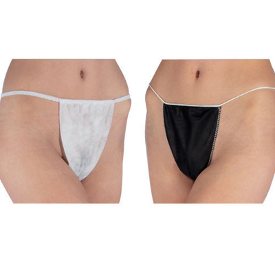Culottes jetables non tissées G - ficelle de bikini de sous-vêtements pour le bronzage de jet